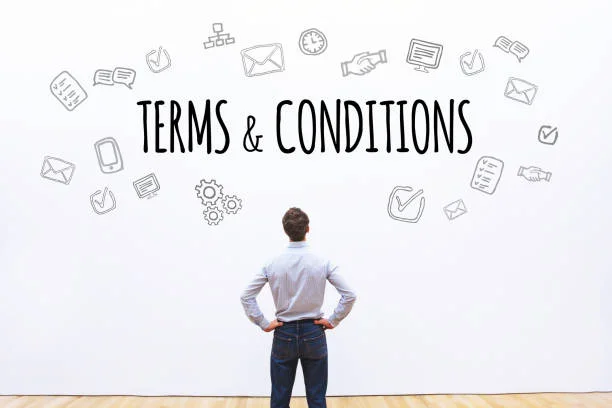 terms and conditions, word concept background terms and conditions